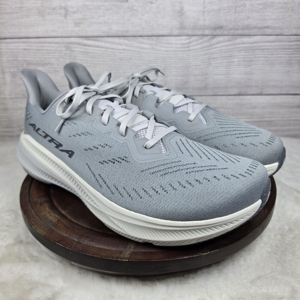Altra Experience Flow 2 Mens Running Shoes Grey Cushioned Comfort Sneaker Sz 14